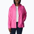 Giacca da pioggia Columbia Arcadia II wild geranium donna