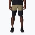 Pantaloncini da trekking Columbia Summerdry Belted verde pietra/nero da uomo
