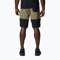 Pantaloncini da trekking Columbia Summerdry Belted verde pietra/nero da uomo 2