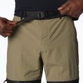 Pantaloncini da trekking Columbia Summerdry Belted verde pietra/nero da uomo 4
