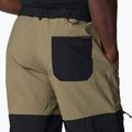 Pantaloncini da trekking Columbia Summerdry Belted verde pietra/nero da uomo 5