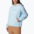 Felpa trekking donna Columbia Logo III French Terry primavera blu