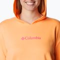 Felpa trekking donna Columbia Logo III French Terry pesca geranio selvatico 4