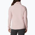 Felpa trekking da donna Columbia Glacial IV 1/2 Zip rosa polveroso 3