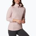 Felpa trekking da donna Columbia Glacial IV 1/2 Zip rosa polveroso 4