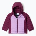 Piumino Columbia Powder Lite con cappuccio gumdrop/marionberry per bambini 5