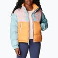 Piumino Columbia Pike Lake II Cropped sunset peach/dusty pink/aqua haze da donna