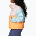 Piumino Columbia Pike Lake II Cropped sunset peach/dusty pink/aqua haze da donna 2