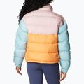 Piumino Columbia Pike Lake II Cropped sunset peach/dusty pink/aqua haze da donna 3