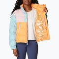 Piumino Columbia Pike Lake II Cropped sunset peach/dusty pink/aqua haze da donna 5