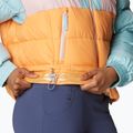 Piumino Columbia Pike Lake II Cropped sunset peach/dusty pink/aqua haze da donna 7