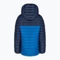 Piumino Columbia Powder Lite da bambino con cappuccio indaco brillante/collegiate navy 2