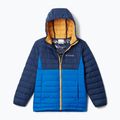 Piumino Columbia Powder Lite da bambino con cappuccio indaco brillante/collegiate navy 5