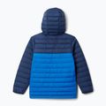 Piumino Columbia Powder Lite da bambino con cappuccio indaco brillante/collegiate navy 6