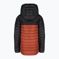 Piumino Columbia Powder Lite con cappuccio per bambini rosso warp/shark 2