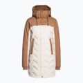Columbia Mountain Croo II Mid Down cappotto da donna gesso/marrone cammello 8