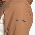 Columbia Mountain Croo II Mid Down cappotto da donna gesso/marrone cammello 10
