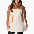 Columbia Mountain Croo II Mid Down cappotto da donna gesso/marrone cammello