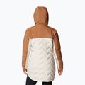 Columbia Mountain Croo II Mid Down cappotto da donna gesso/marrone cammello 2