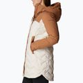 Columbia Mountain Croo II Mid Down cappotto da donna gesso/marrone cammello 3