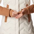 Columbia Mountain Croo II Mid Down cappotto da donna gesso/marrone cammello 7