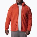 Felpa Columbia Fast Trek II wrap da uomo in pile rosso 2