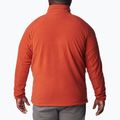 Felpa Columbia Fast Trek II wrap da uomo in pile rosso 4
