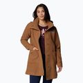 Columbia Panorama Long camel brown cappotto in pile da donna