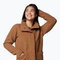 Columbia Panorama Long camel brown cappotto in pile da donna 6