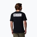 T-shirt da trekking uomo Columbia North Cascades black/csc box logo 3