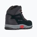 Columbia Newton Ridge Amped nero/rosso montagna, scarponcini da trekking per bambini 16