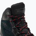 Columbia Newton Ridge Amped nero/rosso montagna, scarponcini da trekking per bambini 8