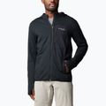Felpa Columbia Triple Canyon Grid da uomo in pile nero/nero