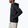Felpa Columbia Triple Canyon Grid da uomo in pile nero/nero 4