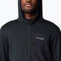 Felpa Columbia Triple Canyon Grid da uomo in pile nero/nero 6