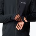 Felpa Columbia Triple Canyon Grid da uomo in pile nero/nero 8