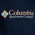 Columbia CSC Basic Logo - T-shirt da uomo, colore blu collegiale e logo retro CSC 3