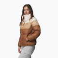 Giacca imbottita donna Columbia Puffect II Colorblock camel brown/canoe/chalk 4