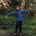 Giacca da pioggia Columbia Rainy Trails II Fleece mountain blue/ collegiate navy slub per bambini 5