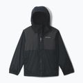 Giacca impermeabile per bambini Columbia Rainy Trails II Fleece Mountain Black/Black Slub