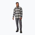 Columbia Flare Gun Stretch Flannel Uomo camicia a quadri River Crossing nera 2