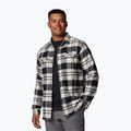 Columbia Flare Gun Stretch Flannel Uomo camicia a quadri River Crossing nera 4