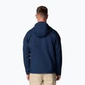 Giacca softshell Columbia Ascender II da uomo con cappuccio, colore blu scuro. 3