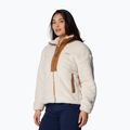 Felpa donna Columbia Boundless Discovery Sherpa Full Zip II chalk/camel brown 4