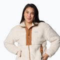 Felpa donna Columbia Boundless Discovery Sherpa Full Zip II chalk/camel brown 5