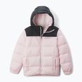 Giacca imbottita per bambini Columbia Puffect Hooded satin pink/black