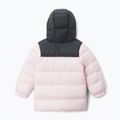 Giacca imbottita per bambini Columbia Puffect Hooded satin pink/black 2
