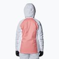 Giacca da sci Columbia Snowy Summit Ins rosa agave/bianco/grigio cirro da donna 2