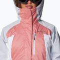 Giacca da sci Columbia Snowy Summit Ins rosa agave/bianco/grigio cirro da donna 5