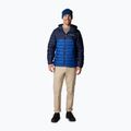 Piumino Columbia Powder Lite II da uomo con cappuccio blu montagna/marino collegiale 2